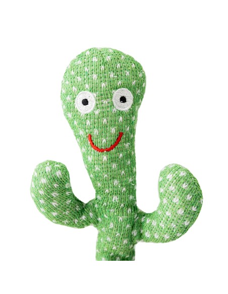 Rechargeable Dancing and Talking Cactus with Music and Multicoloured LED Cacxi InnovaGoods