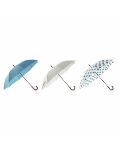 Umbrella DKD Home Decor Blue White 3 Pieces