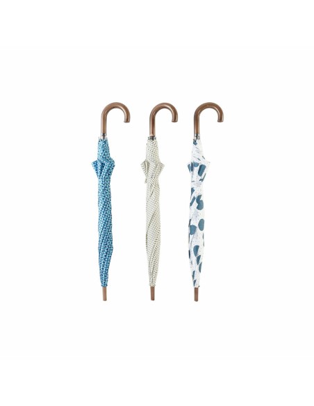 Umbrella DKD Home Decor Blue White 3 Pieces