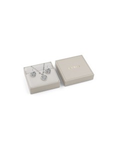 Women's necklace and matching earrings set Guess JUBS03192JWRHT-U