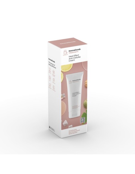 Heat Effect Anti-cellulite Cream Kombucha Vibewarm InnovaGoods 200 ml