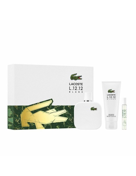 Men's Perfume Set Lacoste L. 12 .12  POUR LUI 3 Pieces