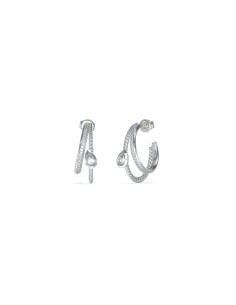 Ladies' Earrings Guess JUBE05244JWRHT-U Silver