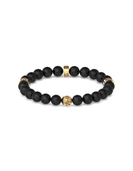 Unisex Bracelet Guess JUMB02117JWYGBKT-U Black