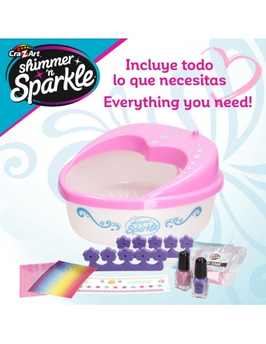 Nail Design Kit Cra-Z-Art Pedicure spa (3 Units)