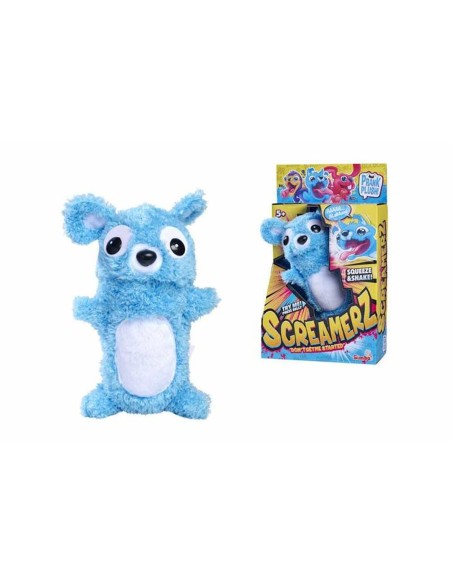 Soft toy with sounds Simba Screamerz Bear 30 cm Blue Multicolour