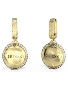 Ladies' Earrings Guess JUBE04051JWYGT-U Stainless steel Golden