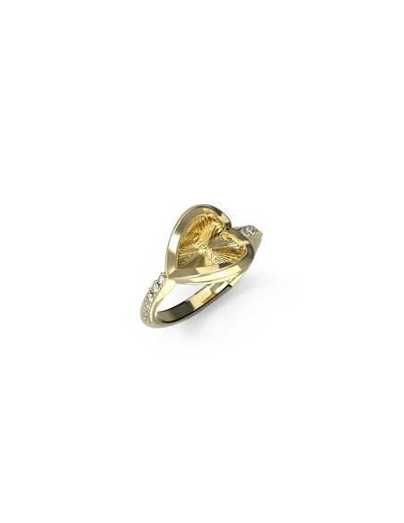 Ladies' Ring Guess JUBR04614JWYG52 Golden 12