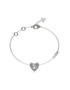 Ladies' Bracelet Guess JUBB05022JWRHS Silver