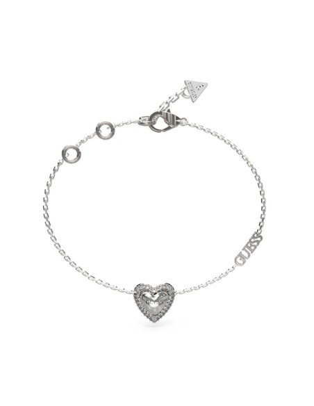 Ladies' Bracelet Guess JUBB05022JWRHS Silver