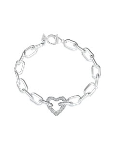Ladies' Bracelet Guess JUBB05016JWRHS Silver