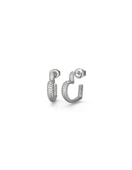 Ladies' Earrings Guess JUBE05017JWRHT-U Silver