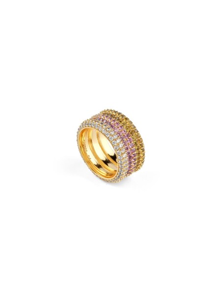 Ladies' Ring Guess JUBR05140JWYGPK56 16 Golden