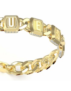 Ladies' Bracelet Guess JUMB05012JWYGS Golden 2