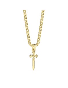 Men's Necklace Guess JUMN04024JWYGT-U Cross