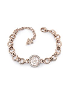 Ladies' Bracelet Guess UBB85137-S Rose gold