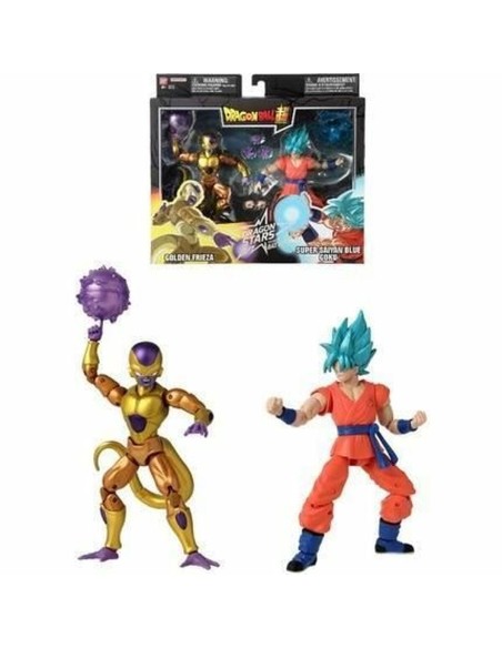 Action Figures Dragon Ball Super Dragon Stars: Golden Frieza vs Super Saiyan Blue Goku 17 cm