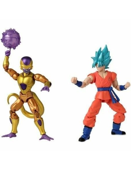 Action Figures Dragon Ball Super Dragon Stars: Golden Frieza vs Super Saiyan Blue Goku 17 cm
