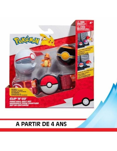 Set of Figures Pokémon Clip 'N' Go - Charmander 5 cm 5 Pieces