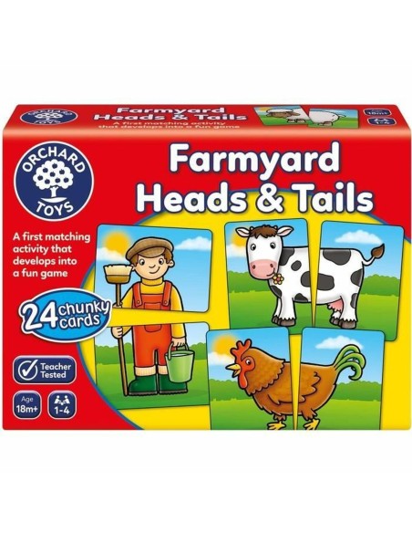 Educational Game Orchard Farmyard Heads & Tails (FR)