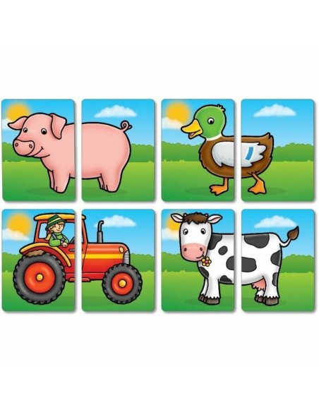 Educational Game Orchard Farmyard Heads & Tails (FR)
