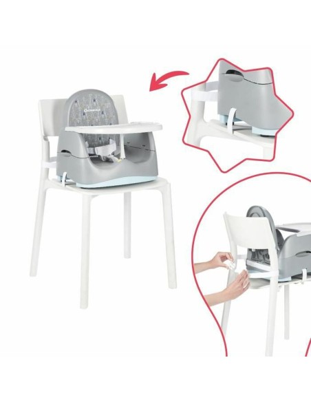 Highchair Badabulle Sitzerhöhung 15 kg White/Grey