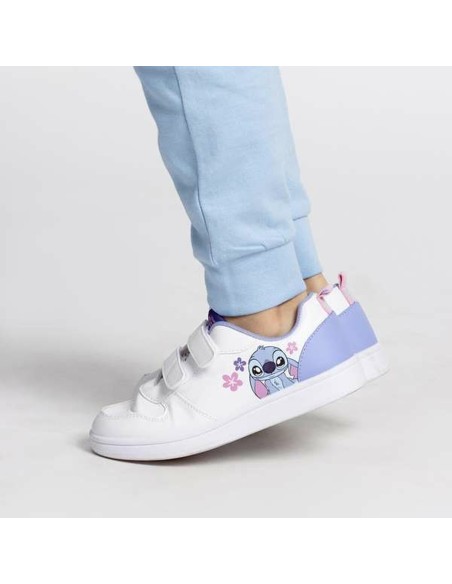 Sports Shoes for Kids Stitch White