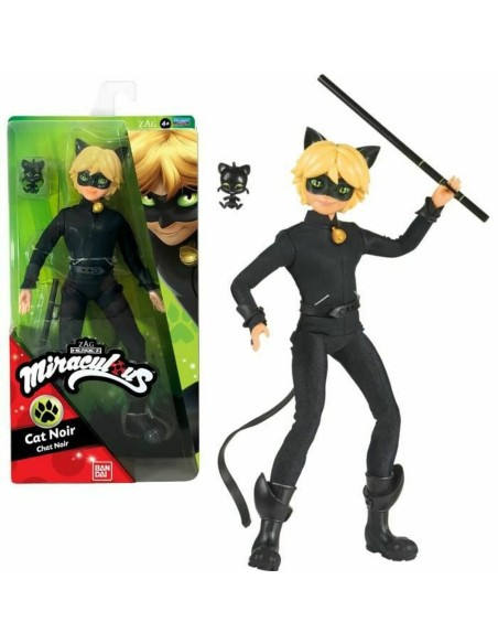 Doll Bandai Miraculous Ladybug  Cat Noir 26 cm