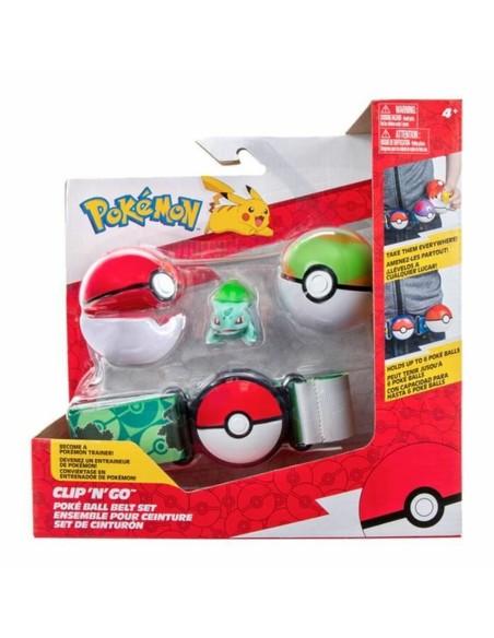 Action Figure Pokémon Clip belt 'N' Go - Bulbasaur 5 cm