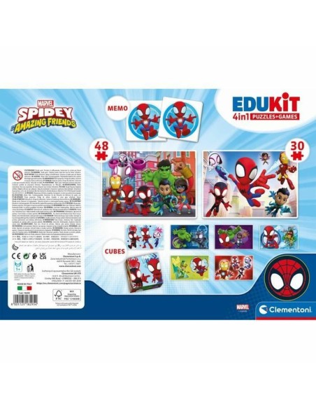 Educational Game Clementoni Coffret Spidey 4 en 1 (FR)
