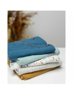 Muslin Domiva Indigo 100 x 100 cm 2
