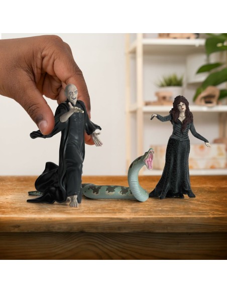 Action Figure Schleich Voldemort, Nagini and Bellatrix (3 Units)