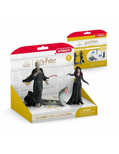 Action Figure Schleich Voldemort, Nagini and Bellatrix (3 Units)