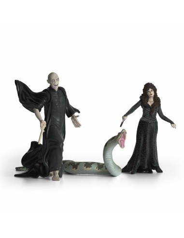 Action Figure Schleich Voldemort, Nagini and Bellatrix (3 Units)