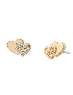 Ladies' Earrings Michael Kors HEART Brass