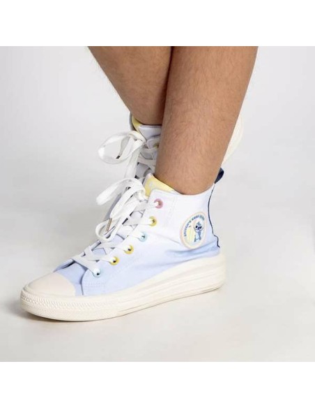 Sports Shoes for Kids Stitch Light Blue