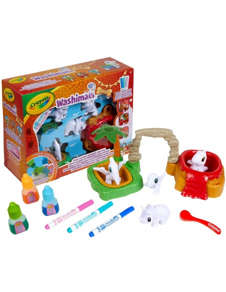 Playset Washimals Dinos Set Jurásico Crayola Washimals Dinosaurs Craft Game