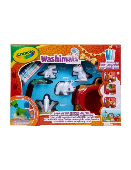 Playset Washimals Dinos Set Jurásico Crayola Washimals Dinosaurs Craft Game