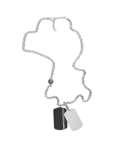 Men's Necklace Diesel DOUBLE DOG TAGS