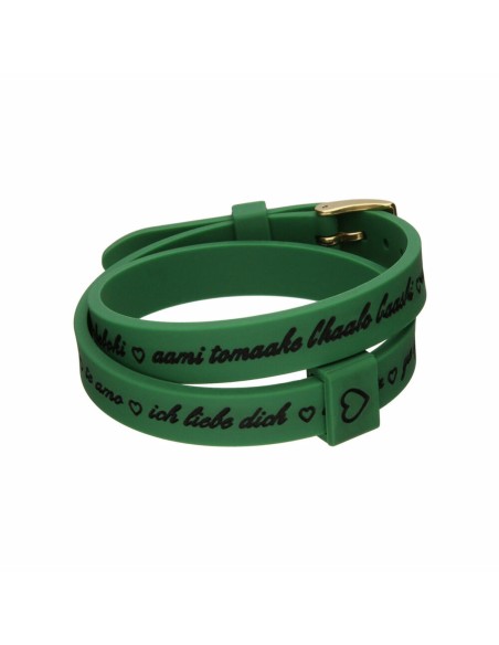 Ladies' Bracelet il mezzometro I LOVE YOU GOLD - BRACCIALE IN SILICONE/SILICONE BRACELET