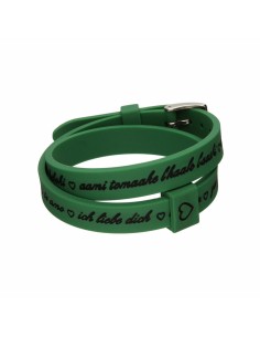 Ladies' Bracelet il mezzometro I LOVE YOU SILVER - SILICONE BRACELET