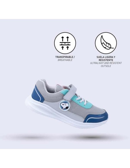 Sports Shoes for Kids Snoopy Grey