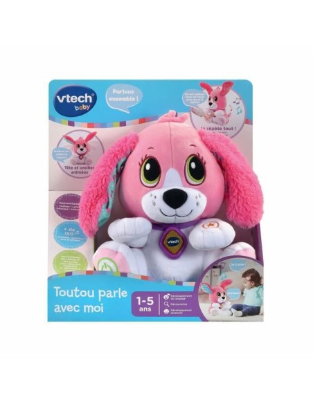Soft toy with sounds Vtech Baby Doggie Talk to me (FR) Dog