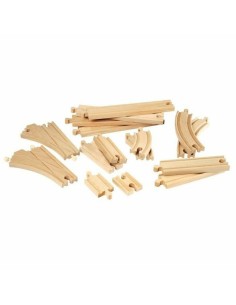 Train track Brio Intermediate Evolution Set Wood 16 Pieces 2