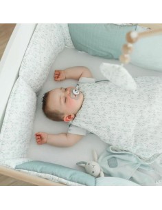 Cot protector Domiva 30 x 180 cm Blue 2