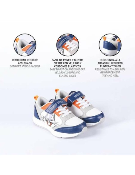 Sports Shoes for Kids Looney Tunes Grey