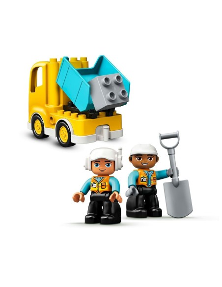 Playset Lego Construction 10931 Truck and Backhoe