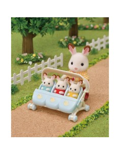 Playset Sylvanian Families The Triple Stroller  2