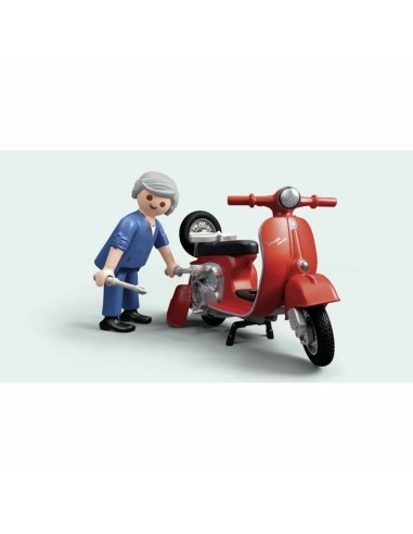 Playset Playmobil Vespa Retro Garage