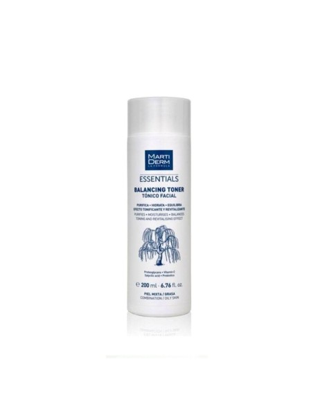 Facial Toner Martiderm ESSENTIALS 200 ml